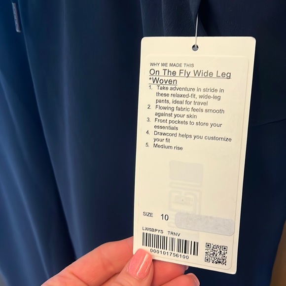 lululemon athletica Pants - Lululemon on the fly wide leg pants *new with tags*